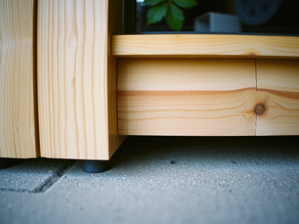 Jonction Bois Béton