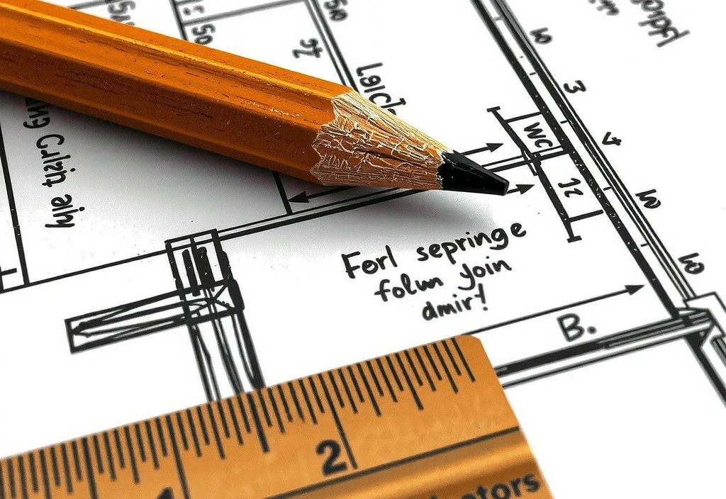 Plan technique annoté